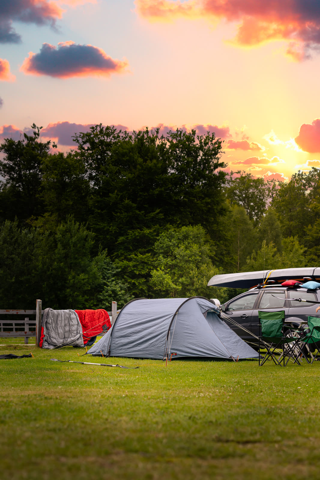 My Camping coastal campsite landscape — Tredenborg or Kollevik