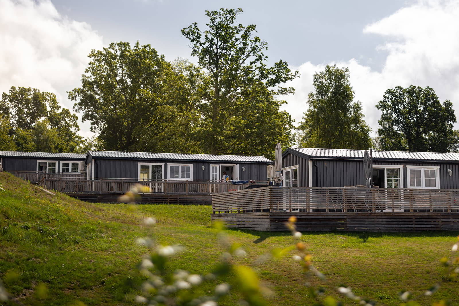 My Camping landscape view — campsite in southern Sweden