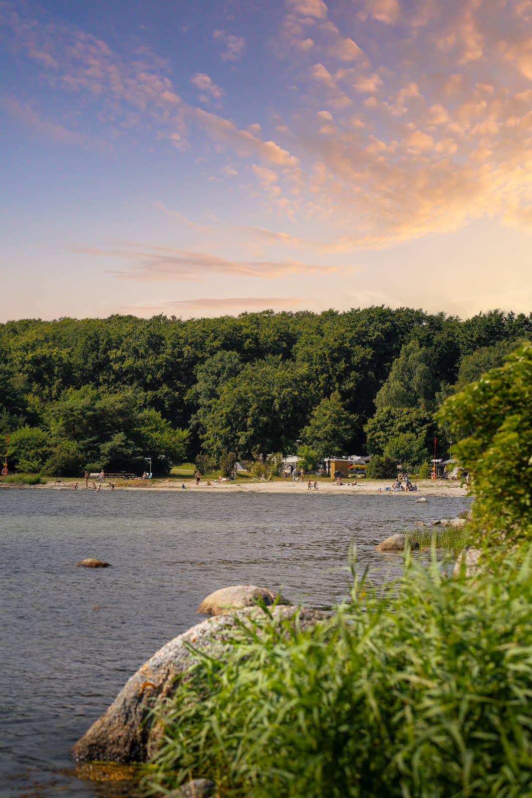 My Camping campsite — caravans and tents pitched in nature