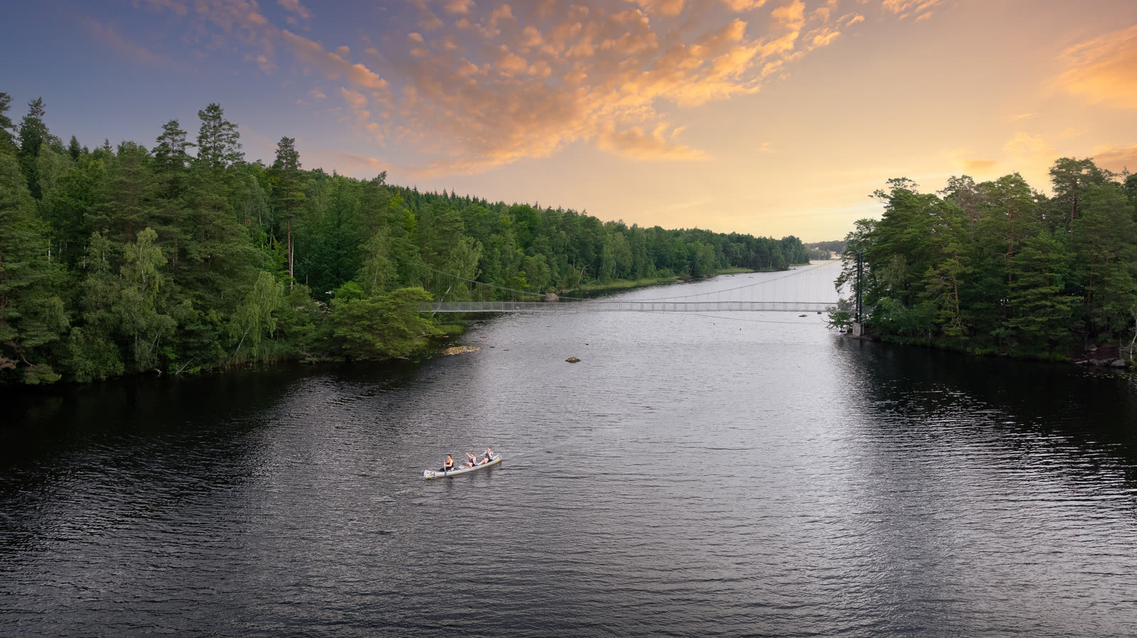 Aerial drone view of My Camping campsite — Halen, Tredenborg or Kollevik