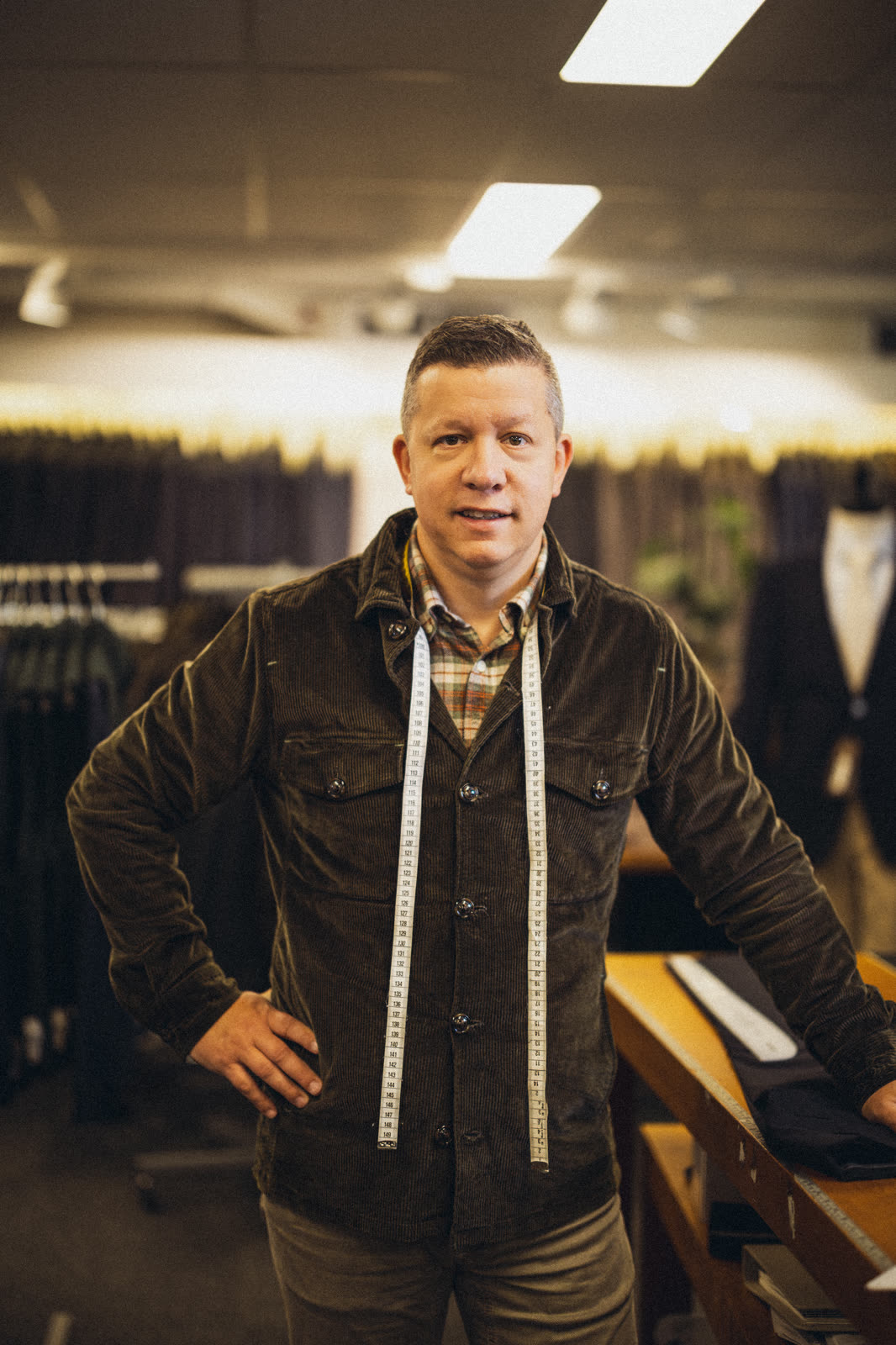 Menswear styling detail for Danielssons Herrmode Kalmar