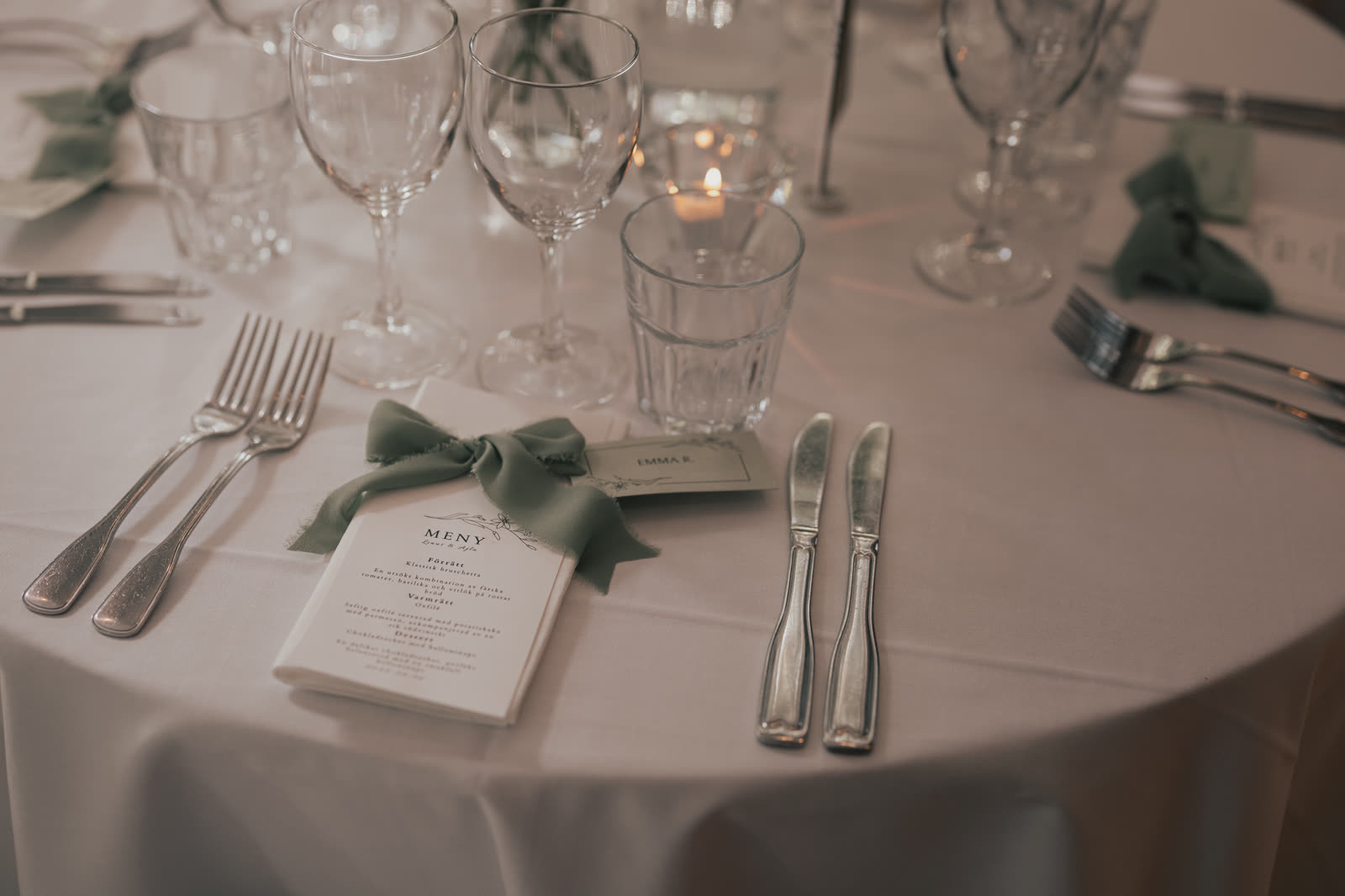 Wedding reception at Söderport Kalmar — venue interior