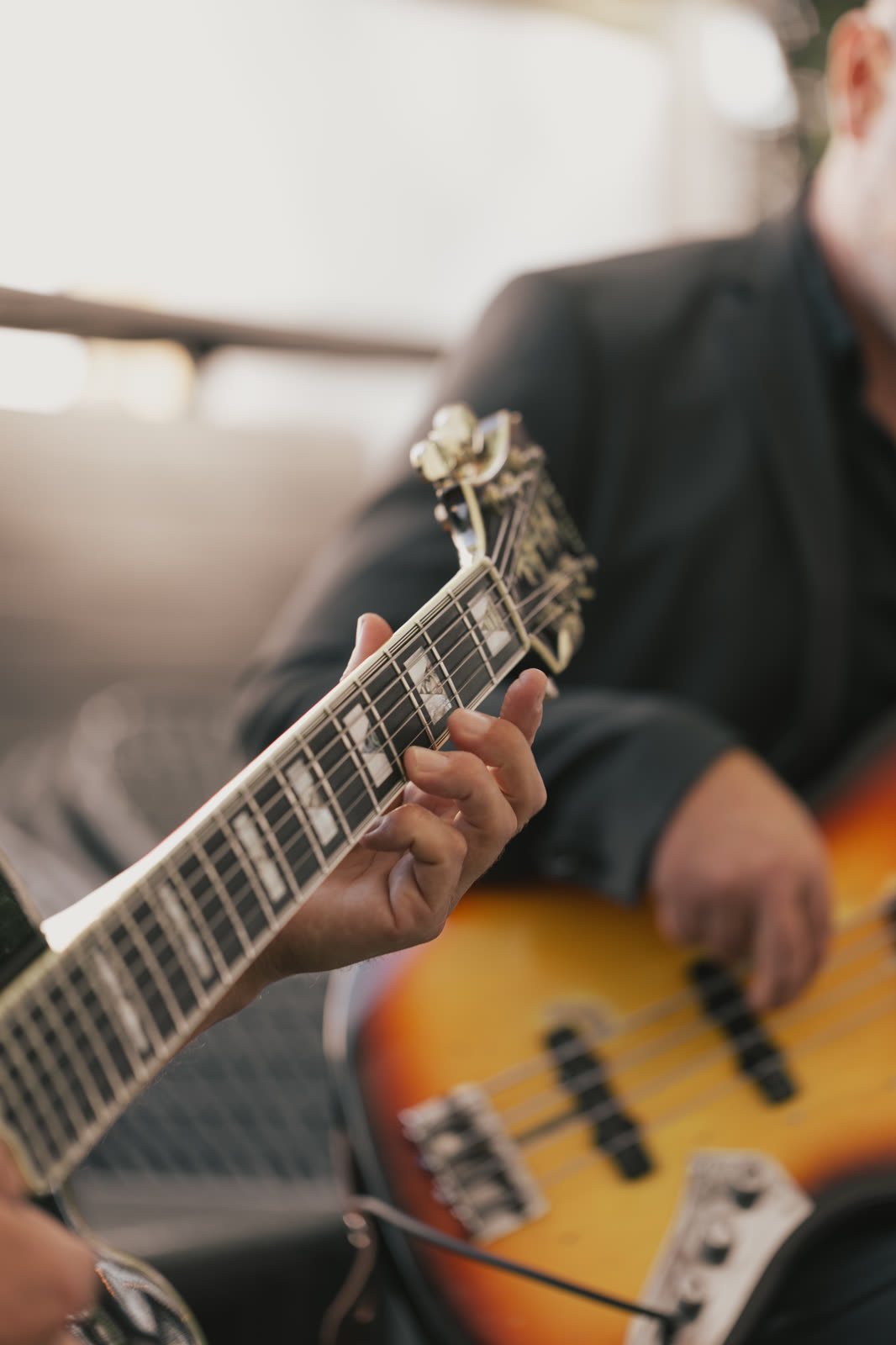 Wedding portrait of bride and groom at Söderport Kalmar