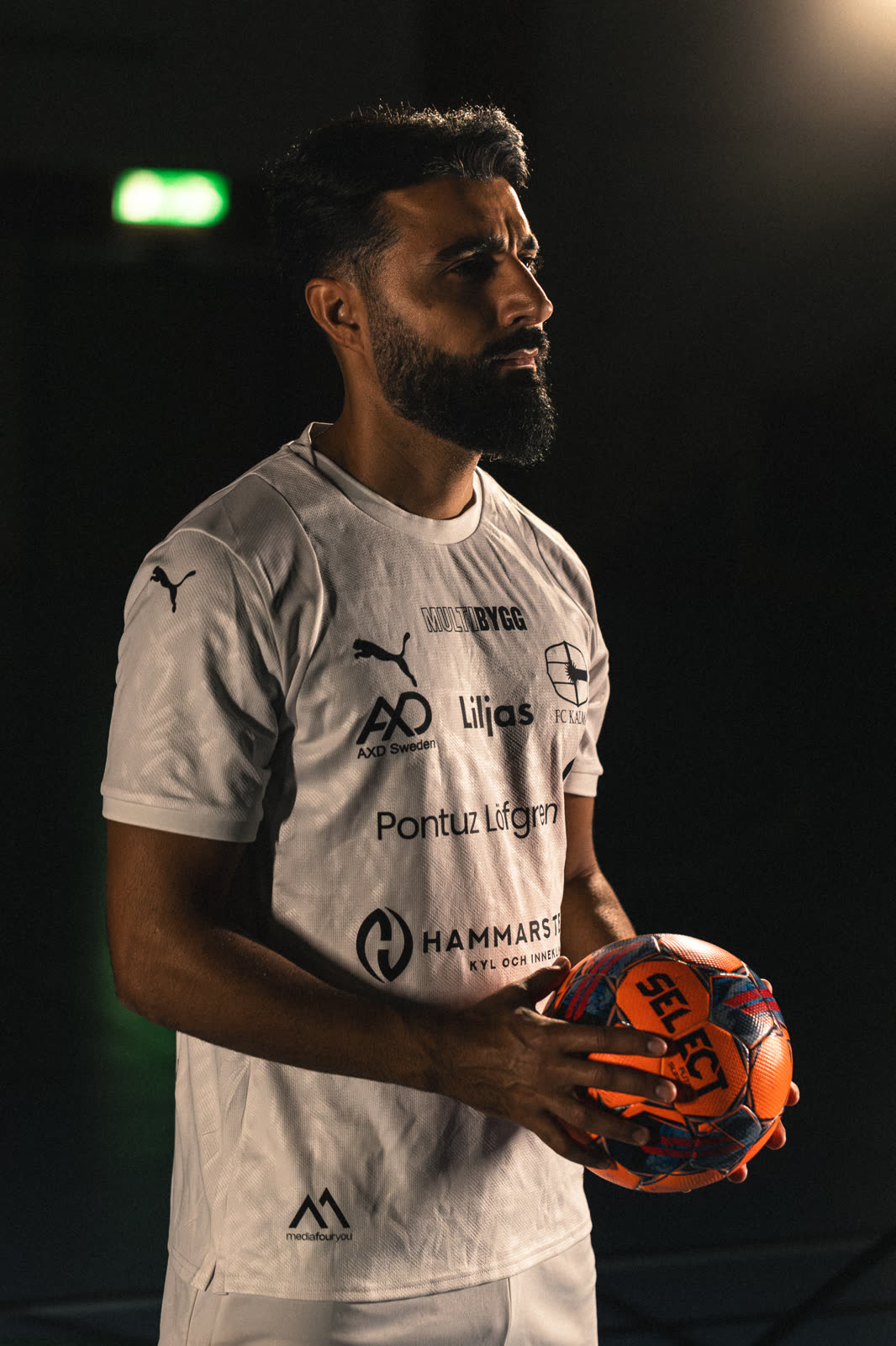 FC Kalmar futsal team member portrait — SM-guld 2026 season