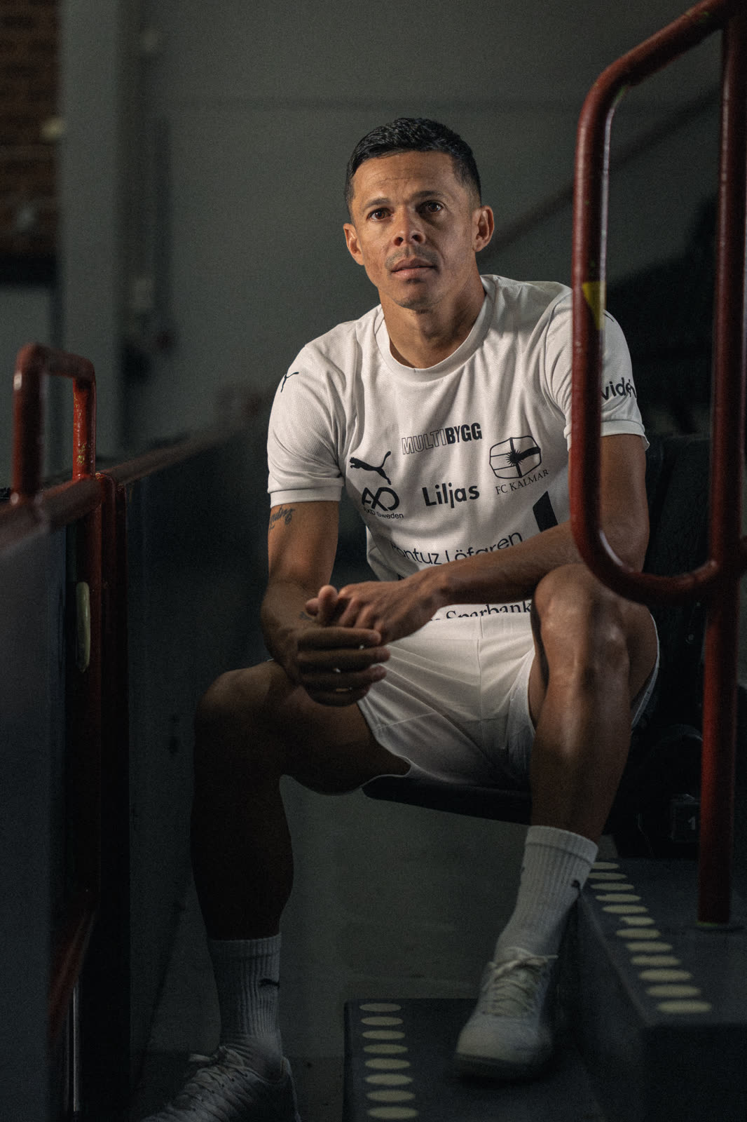 FC Kalmar futsal player portrait — SM-guld 2026 champions