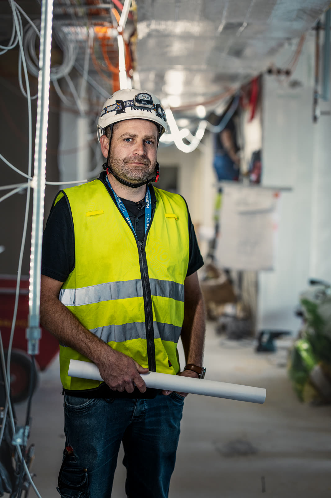 Hansa Bygg construction project in Kalmar — exterior detail