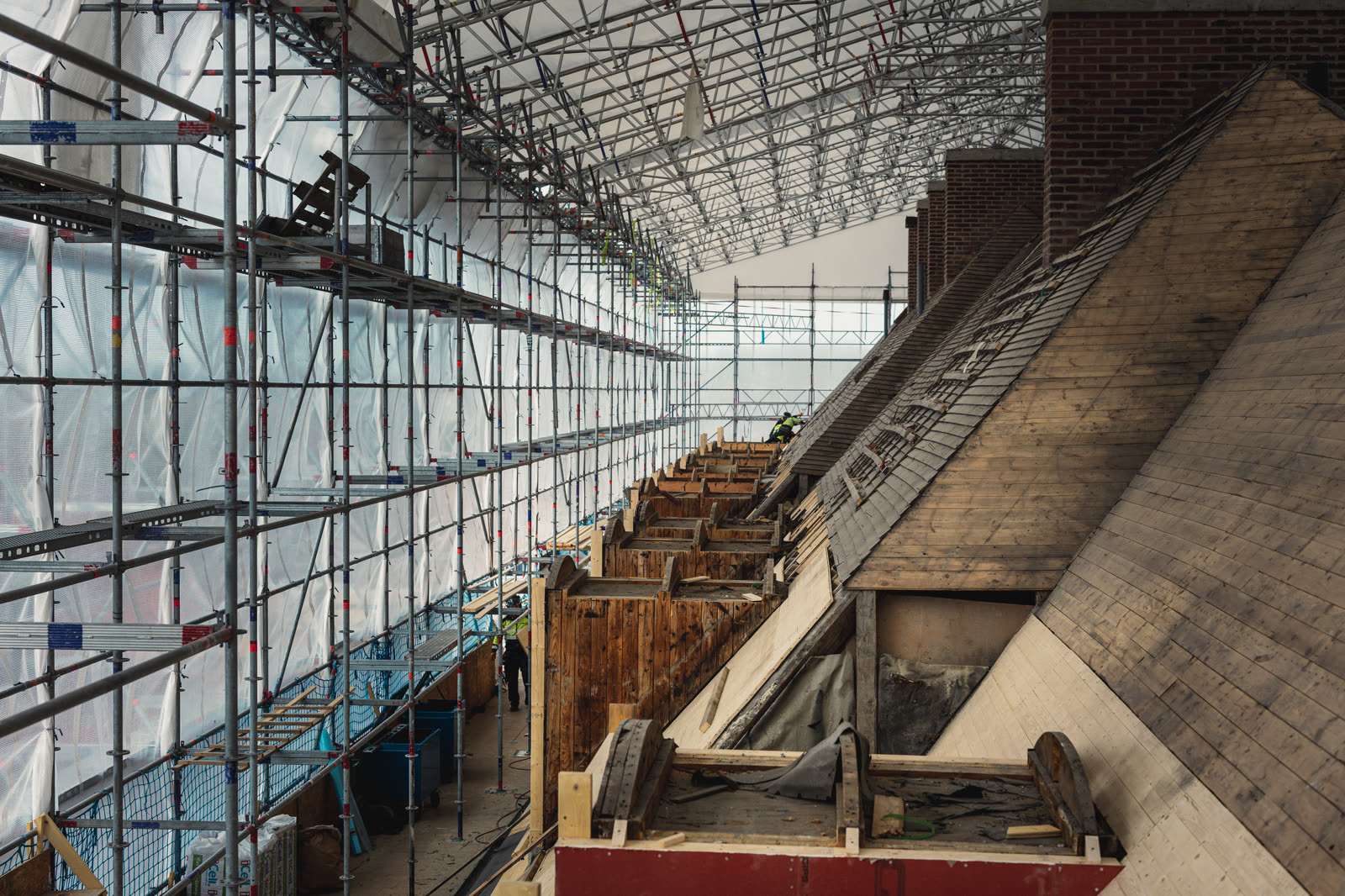 Hansa Bygg construction site in Kalmar — wide exterior