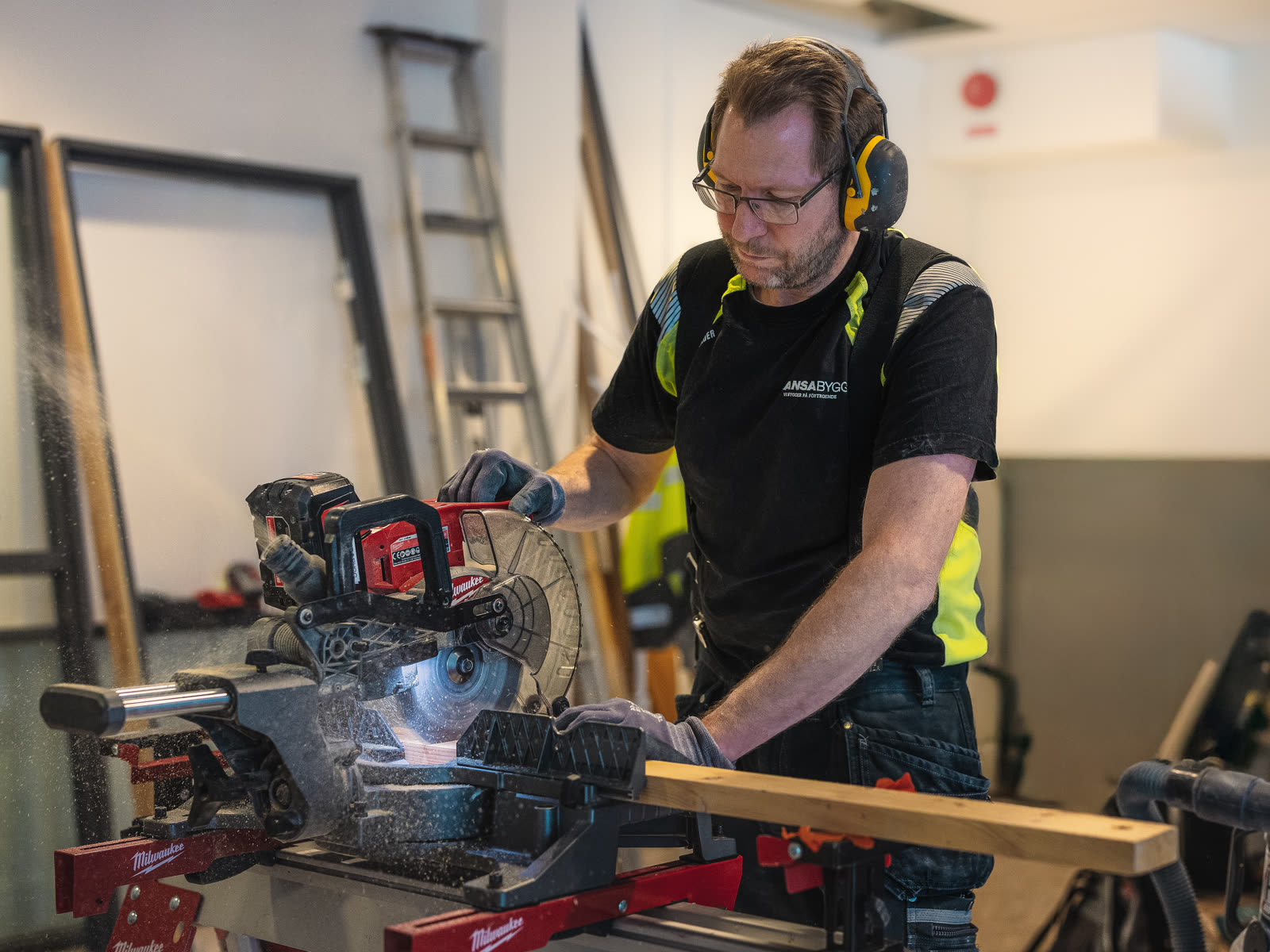 Hansa Bygg construction site in Kalmar — completed building