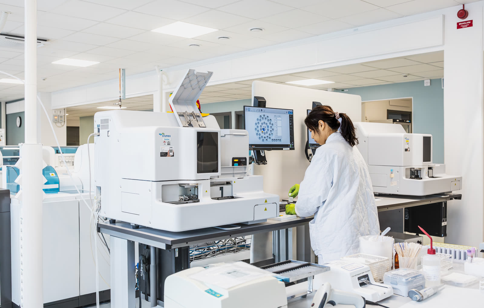 Hansa Bygg construction project in Kalmar — finished façade