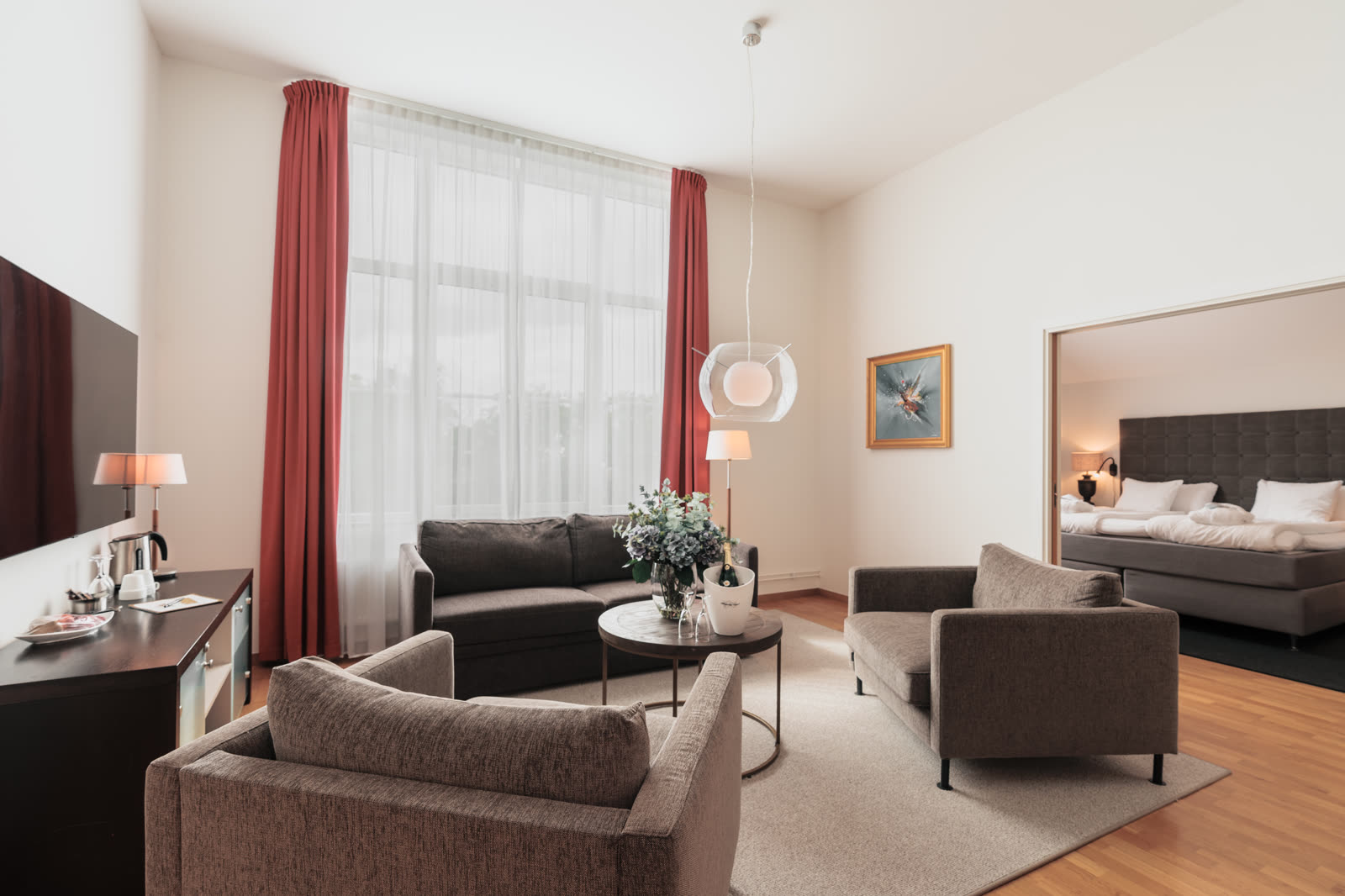 Hotel Skansen Färjestaden Öland — guest area detail