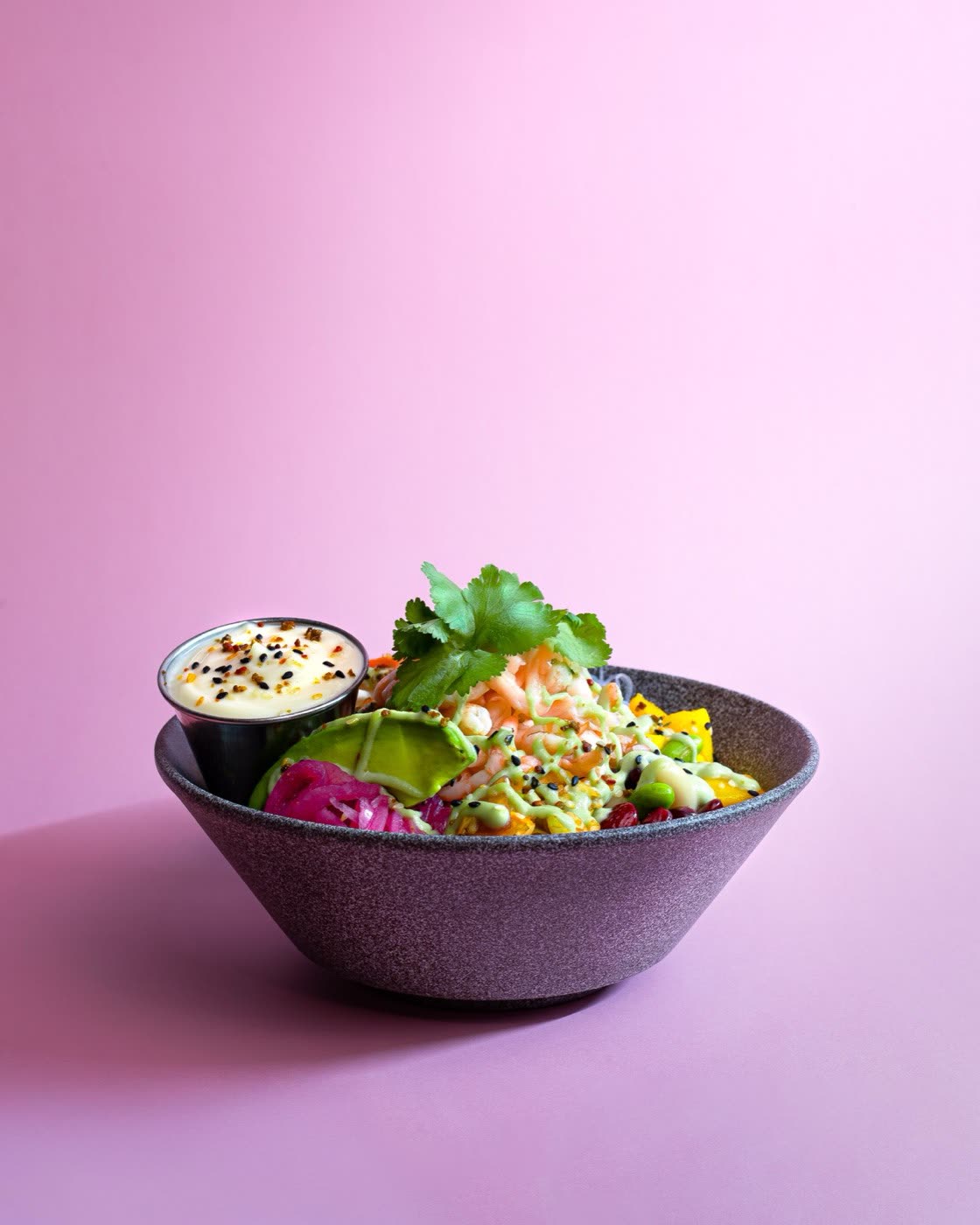 Cookies and cream sundae with chocolate sauce in a glass cup, Togo Kalmar